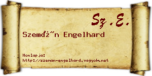 Szemán Engelhard névjegykártya